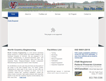 Tablet Screenshot of northcountryeng.com